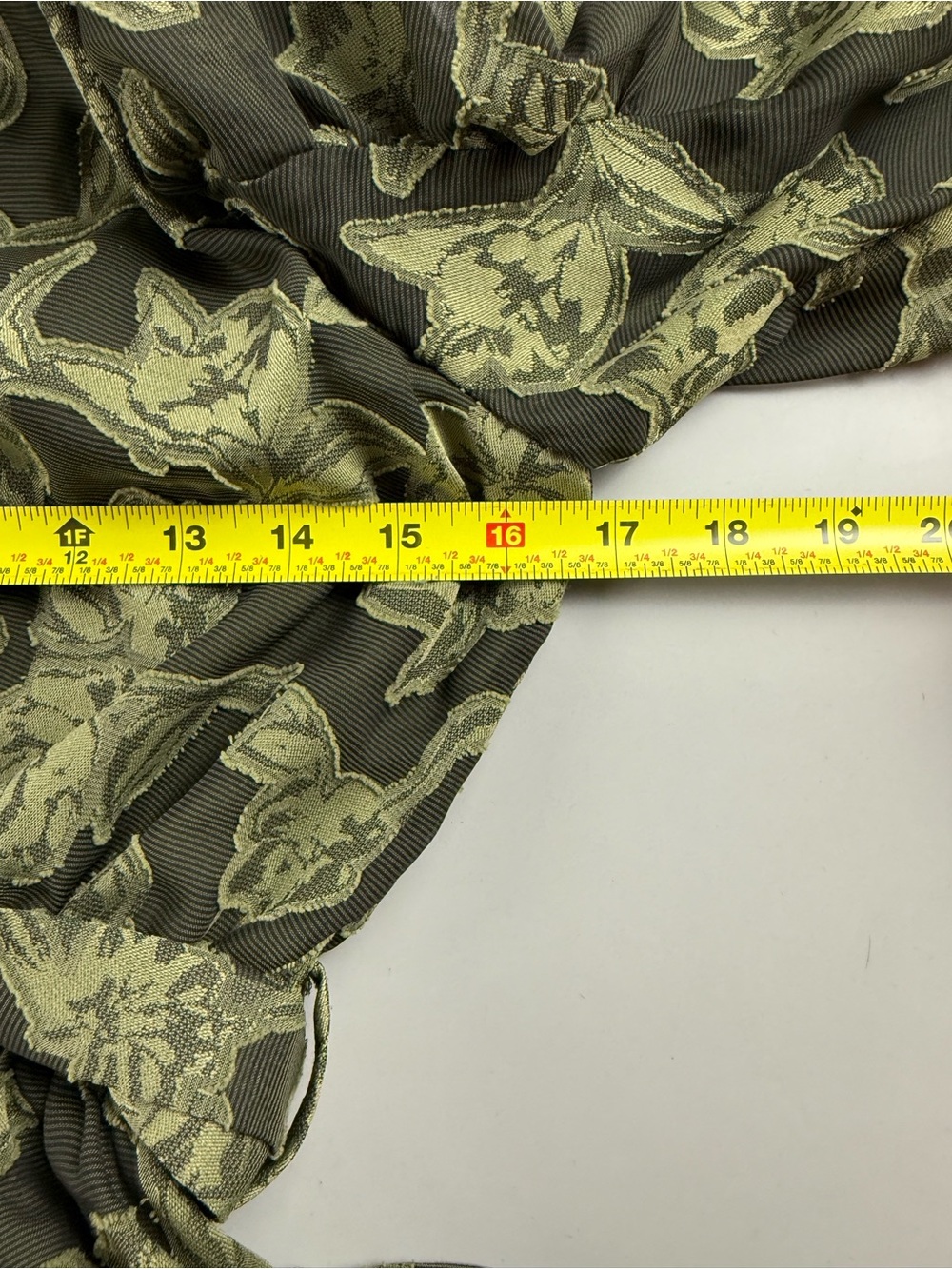 Moon River Envy Dress Green Floral Midi Puff Sleeve XS Boho Cottagecore - Picture 7 of 9